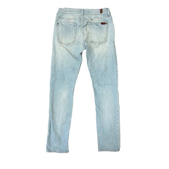 7 For All Mankind Relaxed Skinny Nashville Light Jeans Womens Size 25 $218 - Picture 10 of 11